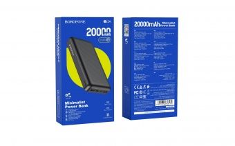 Внешний аккумулятор BOROFONE BJ3A 20000mAh цвет: черный