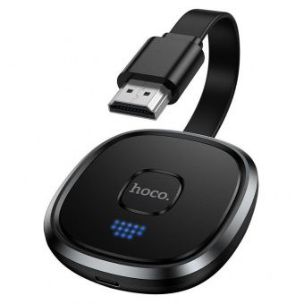 Переходник Hoco UA45 HDMI - Wi-Fi беспроводной для ТВ цвет: черный