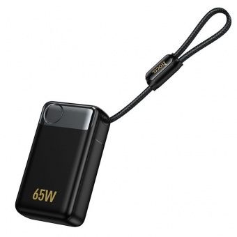 Внешний аккумулятор Hoco Q53  12 000 mAh (PD65W для ноутбука) цвет: черный 