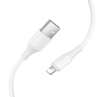 Дата-кабель Hoco X120 Lightning (1м., 2.4A) цвет: белый