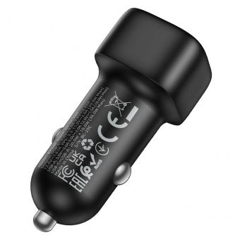 Автомобильное ЗУ Borofone BZ34B (QC3.0 +PD38W) цвет: черный