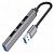 Адаптер Hoco HB26 USB на 4 (USB3.0+USB2.0*3) цвет: металлик
