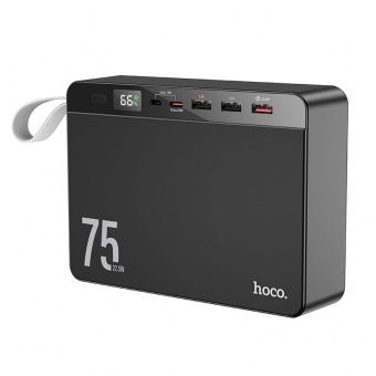 Внешний аккумулятор Hoco J94  75 000mAh  (22.5W, PD20W, QC3.0,) цвет: черный 