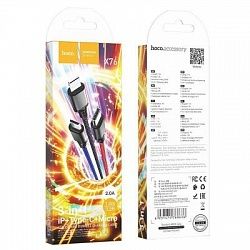 Дата-кабель Hoco X76 3 в 1 lightning+Micro+Type-c (1.0 м., 2A) Дата-кабель Hoco X76 3 в 1 lightning+Micro+Type-c (1.0 м., 2A)
