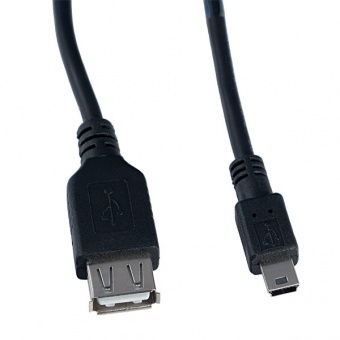 Perfeo Кабель USB2.0 A розетка - Mini USB 5P вилка, длина 1 м. (U4203