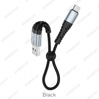 Дата-кабель Hoco X38 Type-C (0.25 м), цвет: черный
