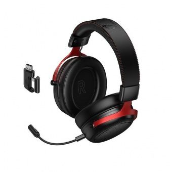Наушники Hoco W116 беспроводные игровые (4 режима работы) цвет: черный