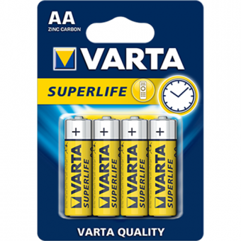 Батарейки VARTA Superlife R6/4ВР AA