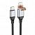 Дата-кабель Hoco U128  2 в 1  USB/Type-C to Type-C (60W,3 A) цвет: черный