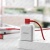 Дата-кабель Hoco X28 Lightning (1.2 м., поддержка зарядки 2,4A) цвет: красный