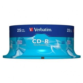 Диск CD-R VERBATIM DL Extra Protection 52x  Bulk/25