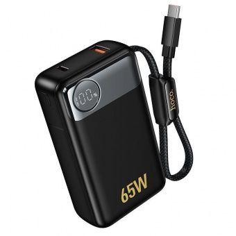 Внешний аккумулятор Hoco Q53  12 000 mAh (PD65W для ноутбука) цвет: черный 