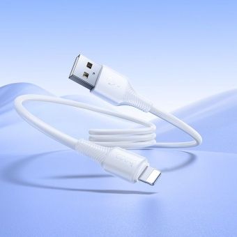 Дата-кабель Hoco X120 Lightning (1м., 2.4A) цвет: белый