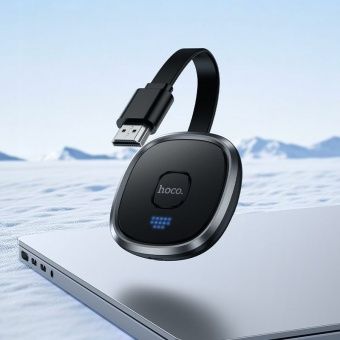 Переходник Hoco UA45 HDMI - Wi-Fi беспроводной для ТВ цвет: черный