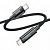 Дата-кабель Hoco U125 Type-C to Type-C (100W,для ноутбука,1.2 м) цвет: черный 