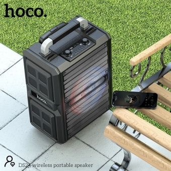 Беспроводная колонка Hoco DS24 (7000 mAh,50W) цвет: черный