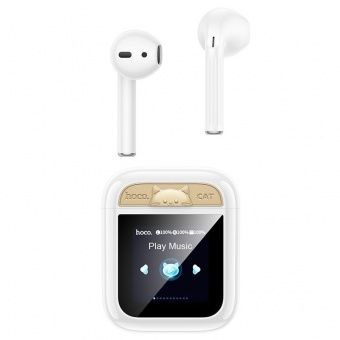 Беспроводные наушники Hoco EW86 TWS (Touch screen) цвет: белый