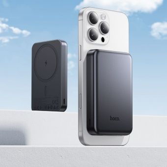 Внешний аккумулятор Hoco J160  5000 mAh (MagSafe) цвет: металлик    