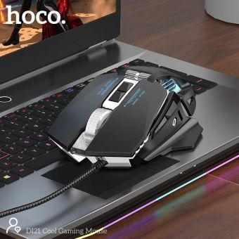 Мышь игровая проводная Hoco DI21 цвет: черный
