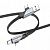 Дата-кабель Hoco U119  4 в 1  (USB/Type-C to iP/Type-C 1.2 м) цвет: черный