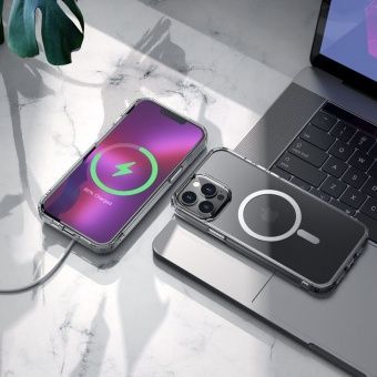 Чехол HOCO магнитный для iP13 Pro Max цвет: прозрачный