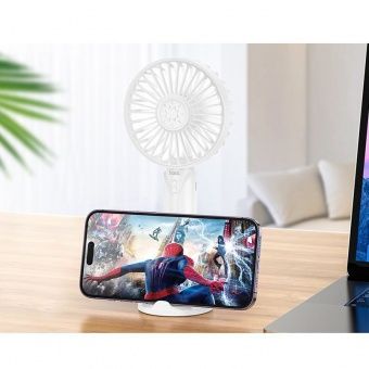 Вентилятор Hoco DF07 ручной цвет: белый