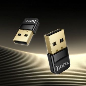 Адаптер Hoco UA100  USB - Bluetooth 6.0 цвет: черный       