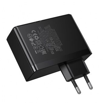 Сетевое зарядное устройство Hoco N85 (PD100W(3C1A)  цвет: черный