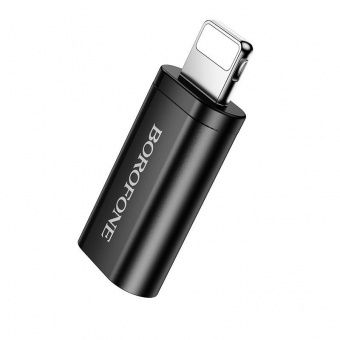 Адаптер Borofone BV26A IP - Type-C цвет: черный   