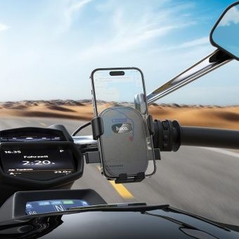Автодержатель Hoco H85 для велосипеда,мотоцикла цвет: черный