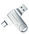 USB флэш-диск BreezyTech OTG120 (64GB) 3.0 цвет: металлик