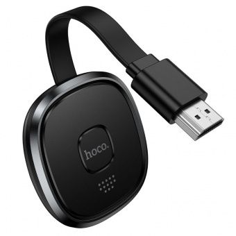 Переходник Hoco UA45 HDMI - Wi-Fi беспроводной для ТВ цвет: черный