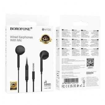Наушники Borofone BM100 цвет: черный