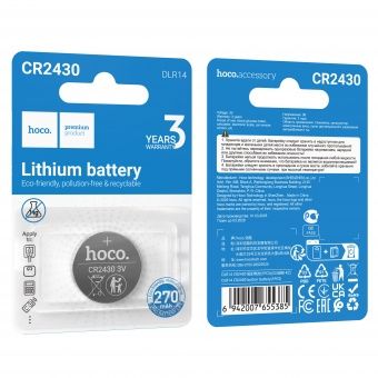 Элемент питания Hoco CR2430/1BP  