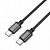 Дата-кабель Borofone BX87 Type-C to Type-C (1м.,нейлон,60W) цвет: черный