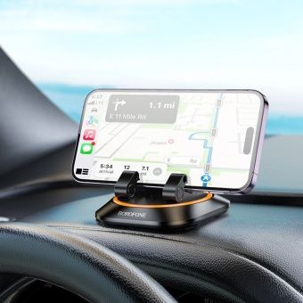 Автодержатель Borofone BH116 на панель цвет: черный