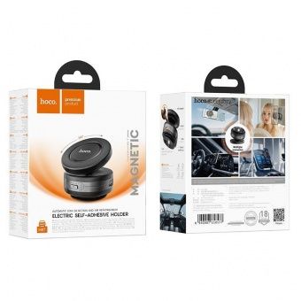 Автодержатель Hoco H87 магнит на присоске,универсальный цвет: Чёрный