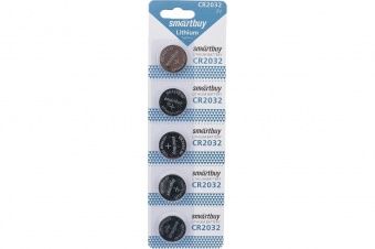 Литиевые батарейки SMARTBUY CR2032/5B