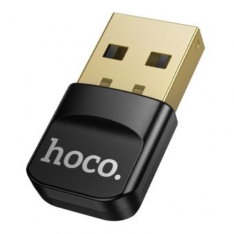 Адаптер Hoco UA100  USB - Bluetooth 6.0 цвет: черный       