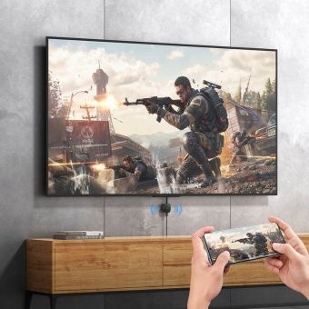 Переходник Hoco UA45 HDMI - Wi-Fi беспроводной для ТВ цвет: черный