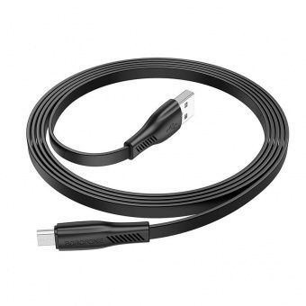 Дата-кабель Borofone BX85 Micro (1м., 2.4A) цвет: черный
