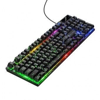 Клавиатура игровая проводная Hoco GM701 цвет: черный