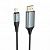 Адаптер Hoco UA15 кабель Lightning - HDMI, нейлон, HD, 2 м цвет: металлик