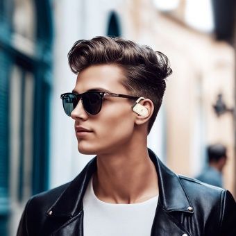 Беспроводные наушники Hoco EA2 TWS цвет: молочный 