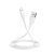 Дата-кабель BOROFONE BX18 Lightning (3м., 1,6A), цвет: белый