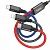 Дата-кабель Hoco X76 3 в 1 lightning+Micro+Type-c (1.0 м., 2A), цвет: цветной