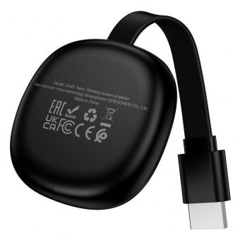 Переходник Hoco UA45 HDMI - Wi-Fi беспроводной для ТВ цвет: черный