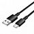 Дата-кабель Hoco X119 Type-C (нейлон 1м., 3 A) цвет: черный