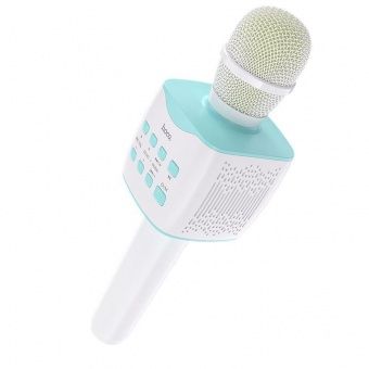 Микрофон беспроводной с колонкой Hoco BK5 цвет: синий