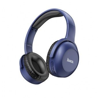 Беспроводные наушники Hoco W33 полноразмерные с микрофоном цвет: синий
